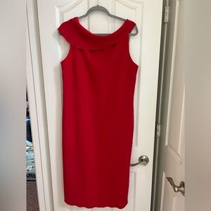 Rachel Roy Red Sleeveless Dress